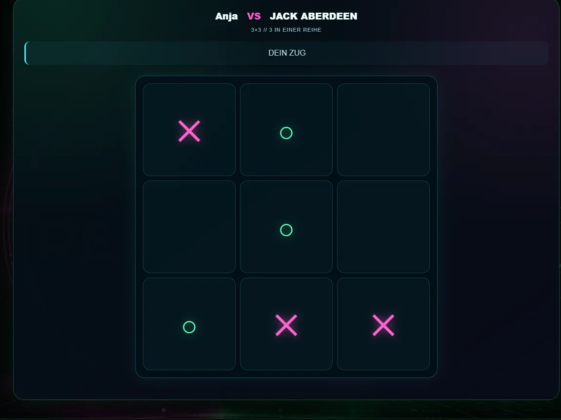 Tic Tac Toe gegen Jack